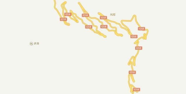 中国最弯曲的公路之一—318国道