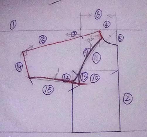 插肩袖的制版方法通熟易懂