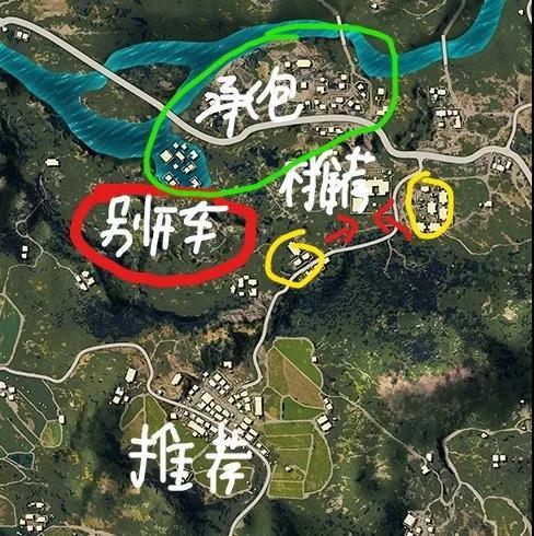 《绝地求生:全军出击》送你最不正经的绝地岛资源分布图!