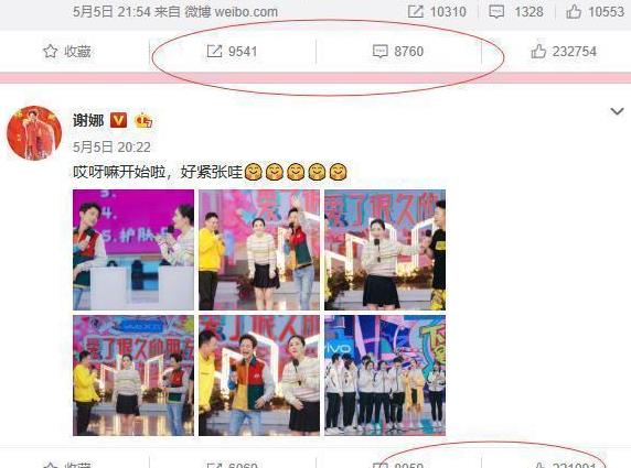 谢娜在破吉尼斯纪录, 全球粉丝最多, 但评论量只