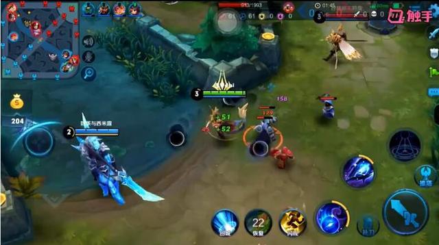 王者荣耀:东皇边路新玩法,完美克制花木兰,击败