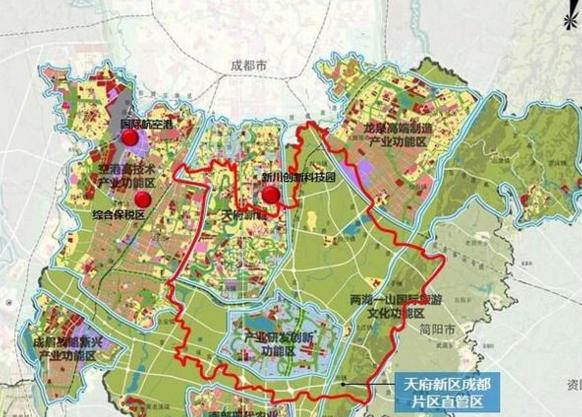 天府新区有多大大源归高新区还是天府新区