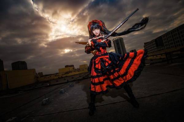 《COS·秀》约会大作战时崎狂三Cosplay灵装ver.英气十足~