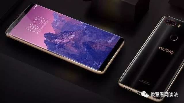 都是水滴屏设计,努比亚Z18、vivoX23和OPPO