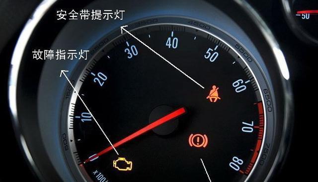 君威仪表盘指示灯图解,别克君威故障指示