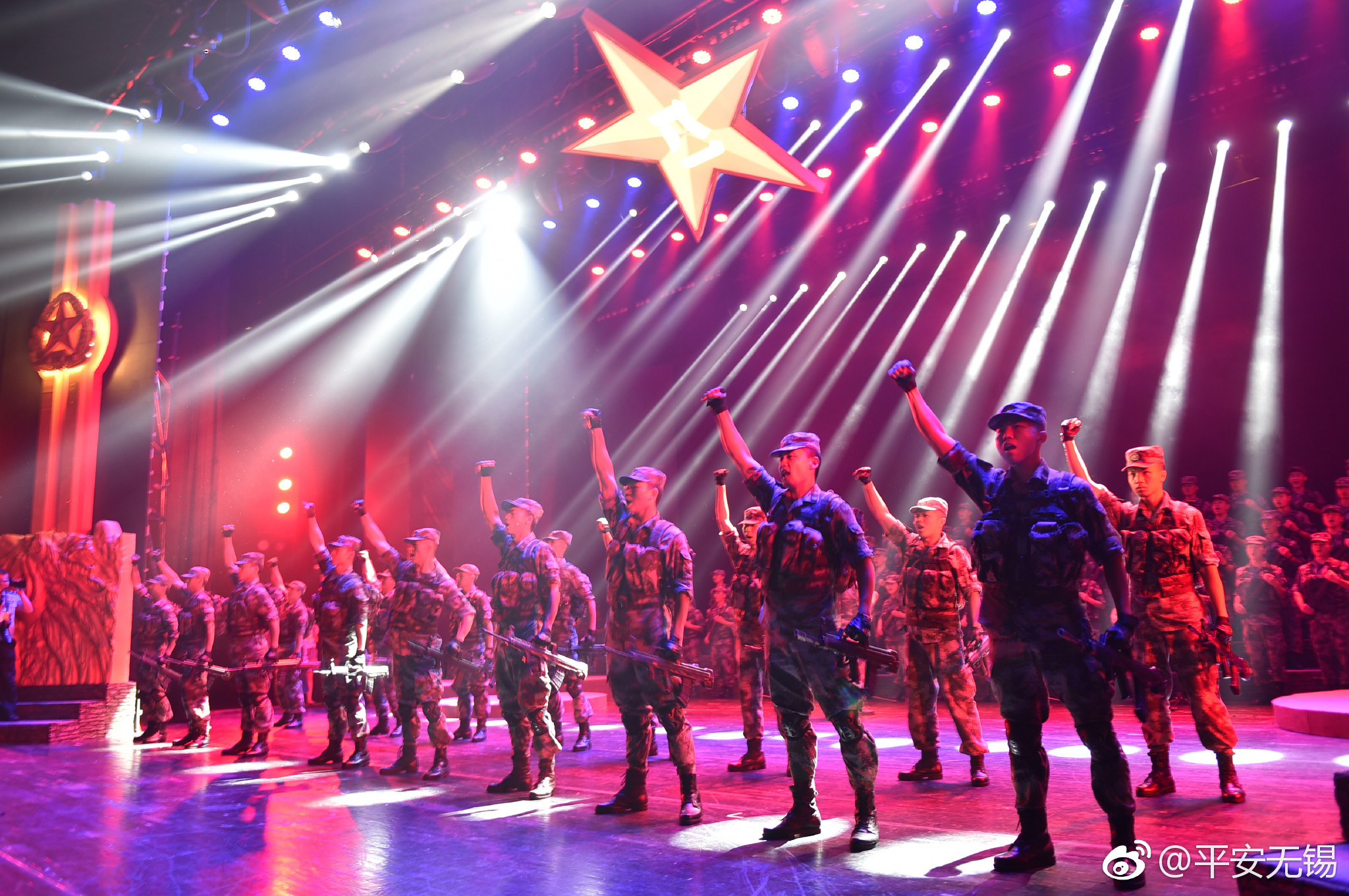 军爱民，民拥军，军政军民坚如磐石--无锡举办庆祝中国人民解放军建军91周年合唱音乐会