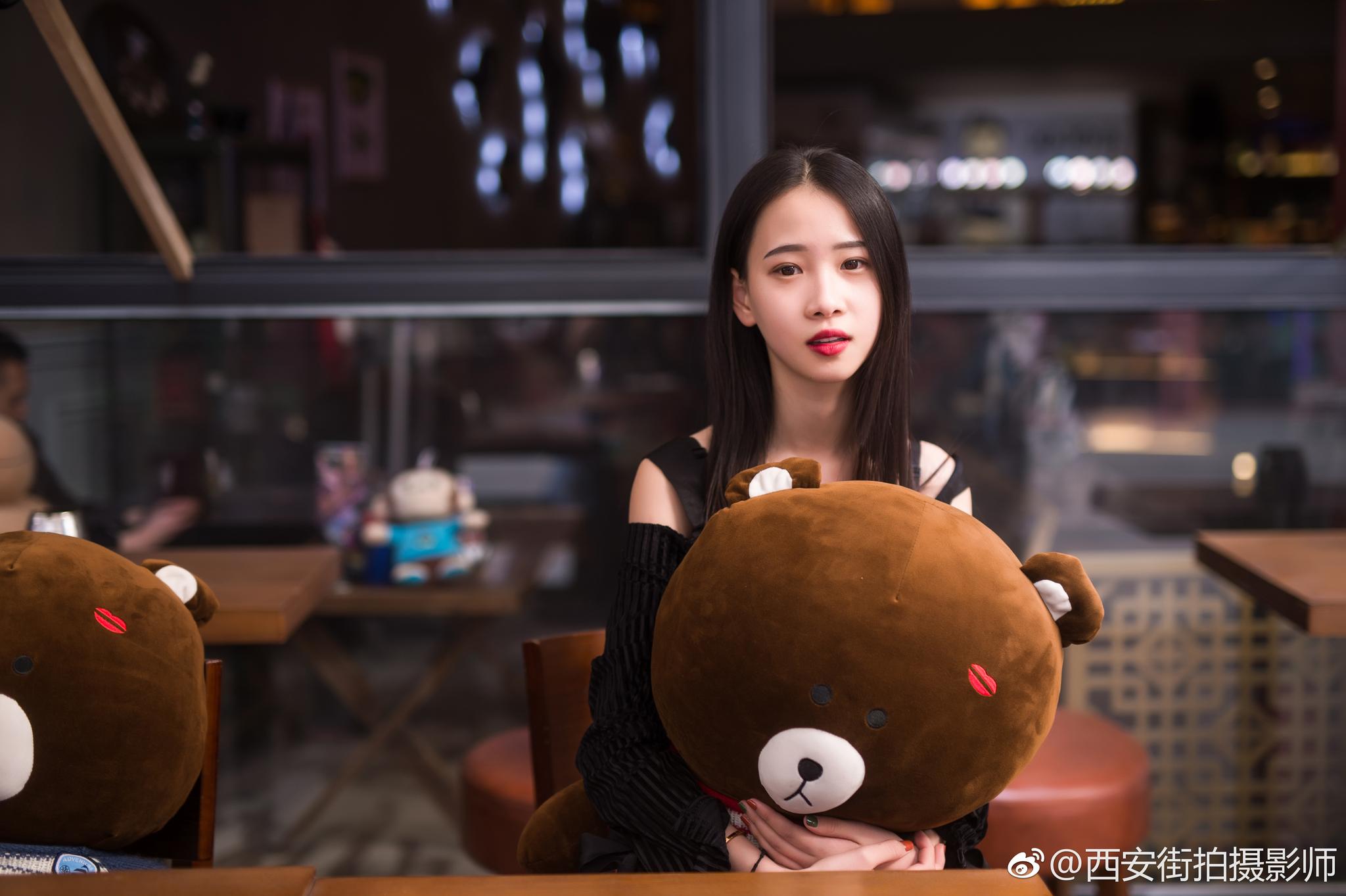 一组萌妹子的甜美范街拍.摄影我出镜@哇邢硕.