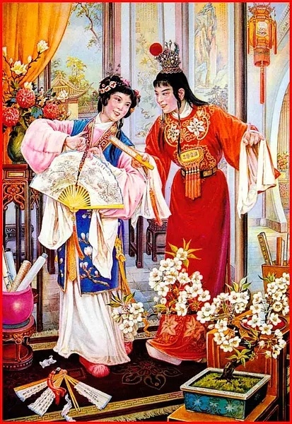 红楼梦晴雯最美的两个画面撕扇子和补孔雀裘