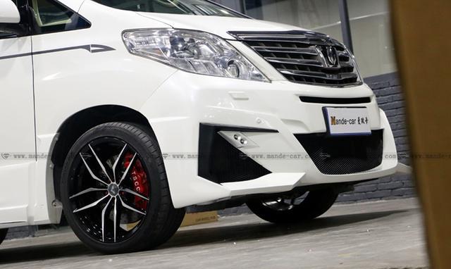 保姆车逆袭｜埃尔法VIP定制改装wald包围 轮毂刹车拉花