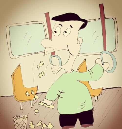 乘坐公交车的不文明行为有哪些?(四)