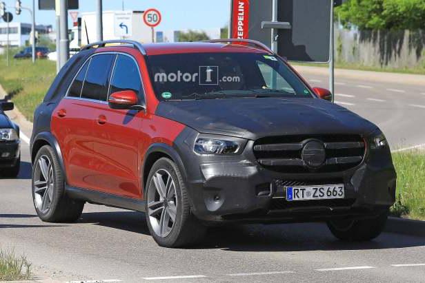 X5劲敌 全新一代奔驰GLE低伪谍照曝光