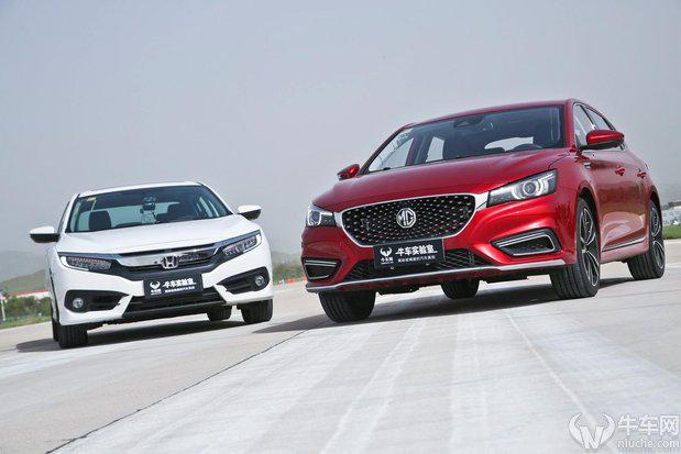 名爵6超级运动版VS本田思域 网红对决谁才是王者？