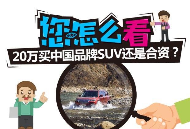 您怎么看？20万买中国品牌SUV还是合资