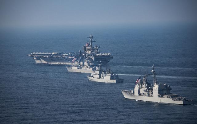 中国不怕!英法跟随美国南海巡航,抱团挑衅又能