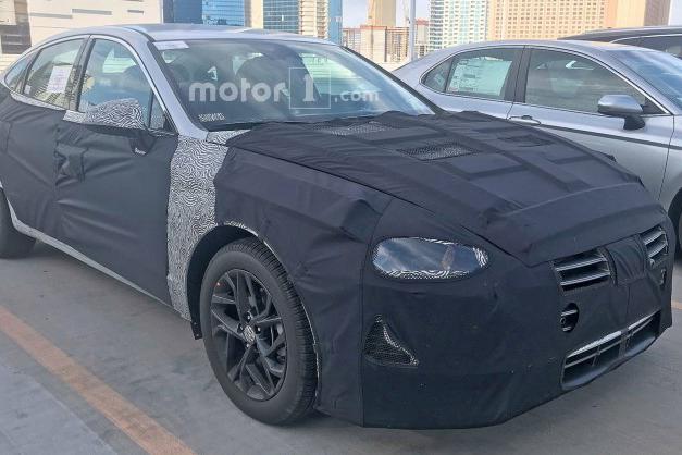 现代全新索纳塔谍照曝光 预计2019年亮相