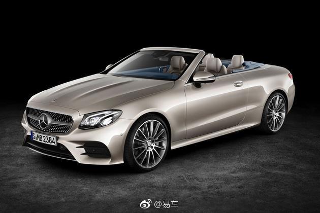 奔驰全新E级敞篷轿跑车上市 售67.98-69.98万