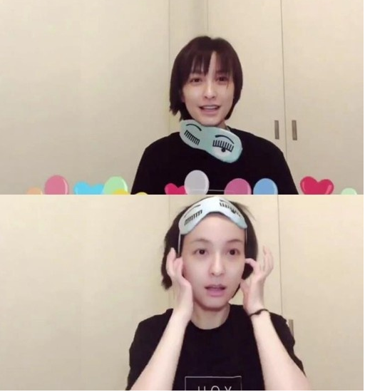 吴昕素颜直播护肤过程 痴迷拍脸用嘴咬瓶盖贡献表情包