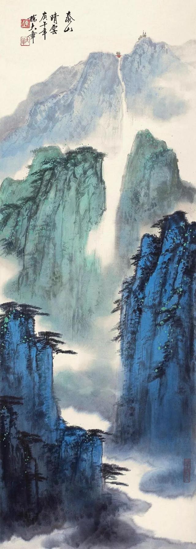 画坛大家陈大章人物花鸟山水画合辑