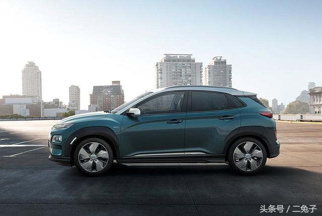 现代汽车正式发布了KONA EV车型官图