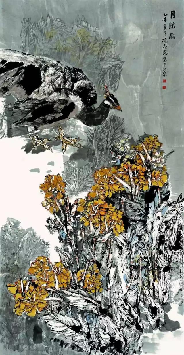 著名花鸟画家冯志光作品欣赏|中国画|中国画展|花鸟