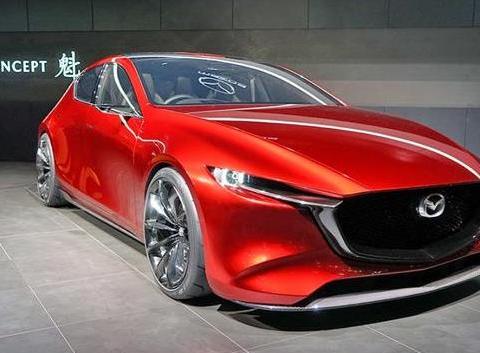 马自达放大招，全新马3概念发布，造型酷似法拉利FF