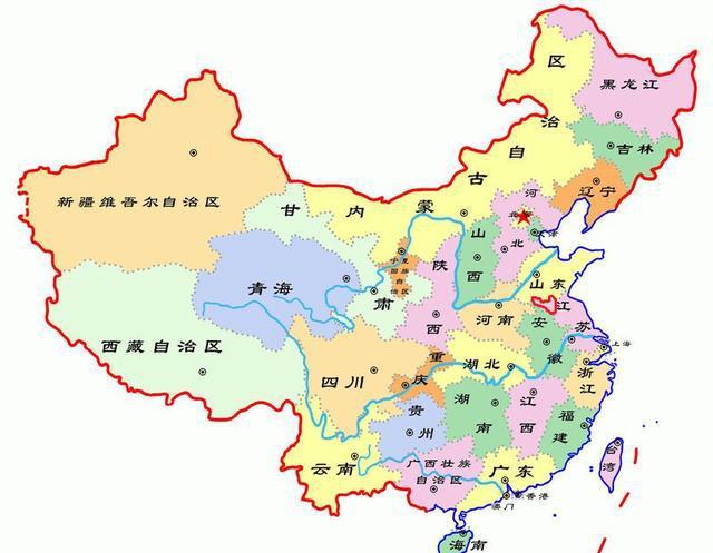 中国新省份地图