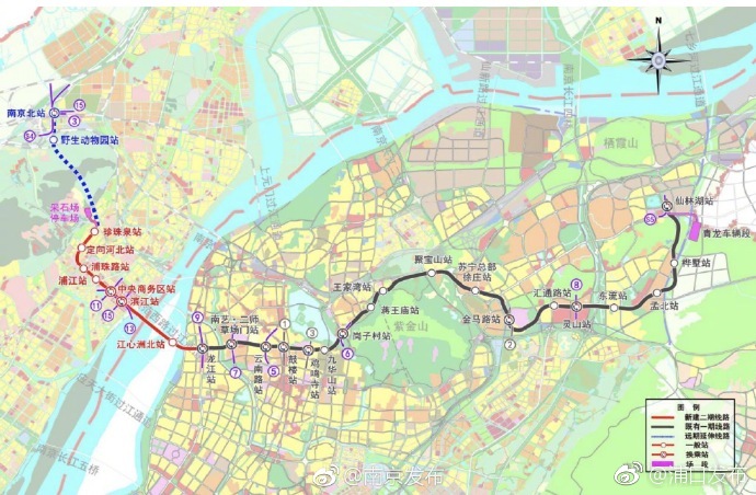 南京地铁4号线二期将开工，预计2022年开通