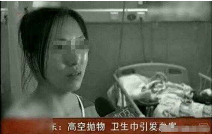 美女洗澡时随手将带血的卫生巾扔在窗边, 却差点出了人命!