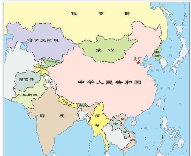 所以就有很多国家与我们接壤,我们称之为邻国,中国的邻国多达十四个