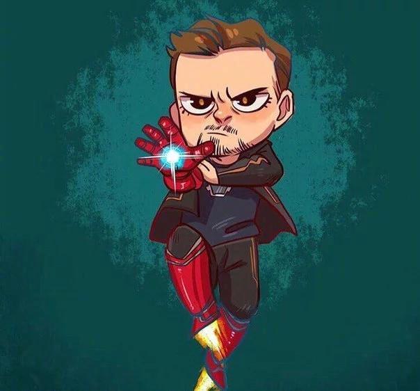 Q版复仇者联盟3,可以做头像。