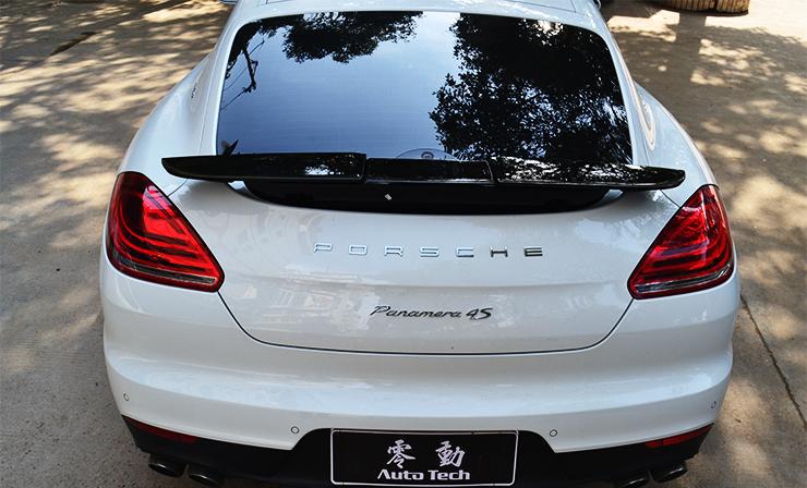 帕拉梅拉改装TURBO尾翼 URBO轮毂卡钳高亮