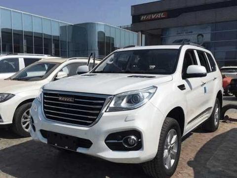 哈弗H9尊享五座提车, 用料很足不输普拉多, 后挂书包帅得掉渣