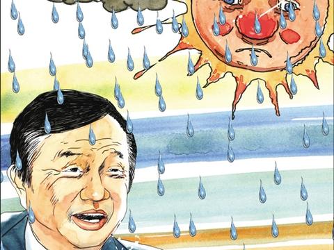 在电信业寒冷的“冬天”里，任正非仍然咬紧牙坚持着