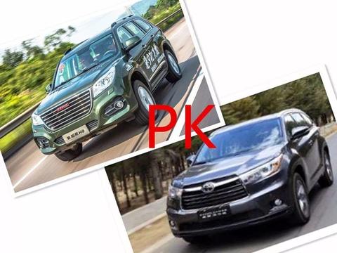 越野家用通适，新哈弗H9对比汉兰达