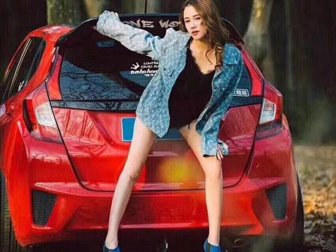 90后女车主霸气改装GK5，提车12万花费千元升级思域完全比不了