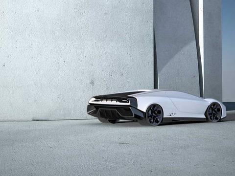 兰博基尼超跑设计图 简洁的设计风格