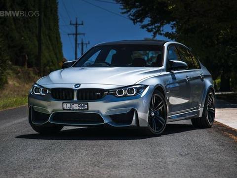 BMW M3，侧身线条美呆了！