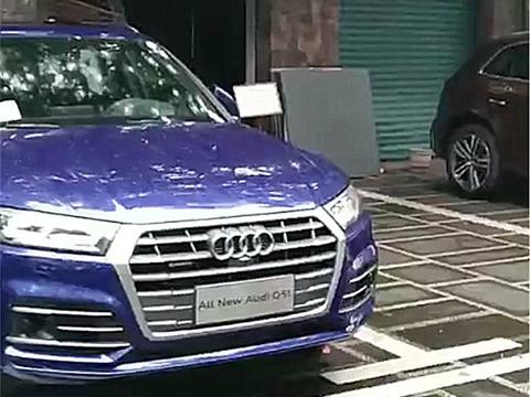 偶遇一排奥迪Q5L，看到红色车型时，不禁令网友吐槽：猪血色！