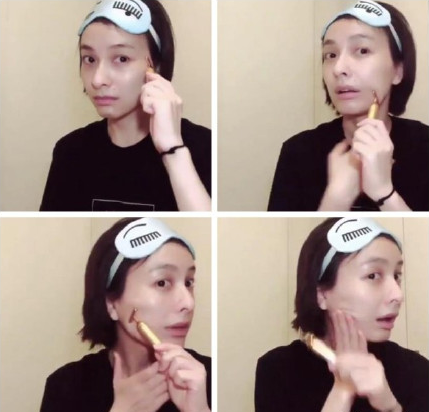 吴昕素颜直播出糗，用嘴咬瓶盖五官都扭曲了