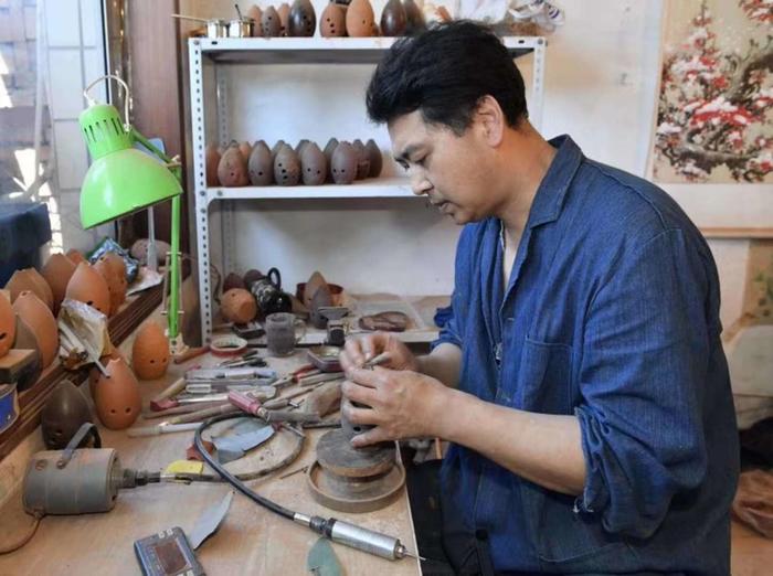 十年磨一剑,北京非物质文化遗产制埙人翁彦先