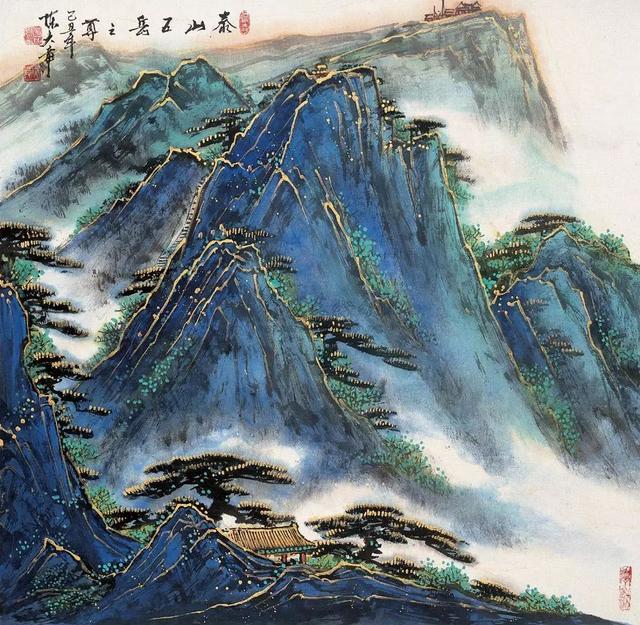 画坛大家陈大章人物花鸟山水画合辑