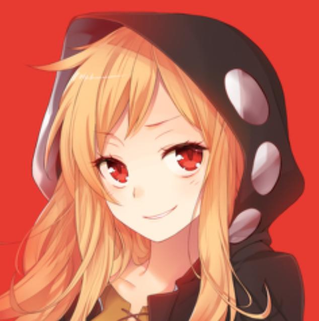 动漫美图欣赏:笑容甜美,紫色短发的小女生真是太可爱了.