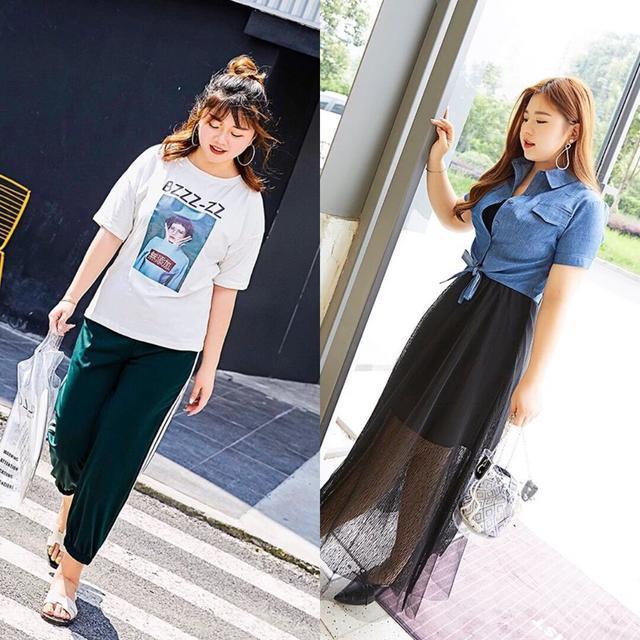 120斤穿衣搭配图片,120斤女生穿衣搭配图 120斤到160斤女生日常穿搭,条纹连体裤性感十足很显瘦