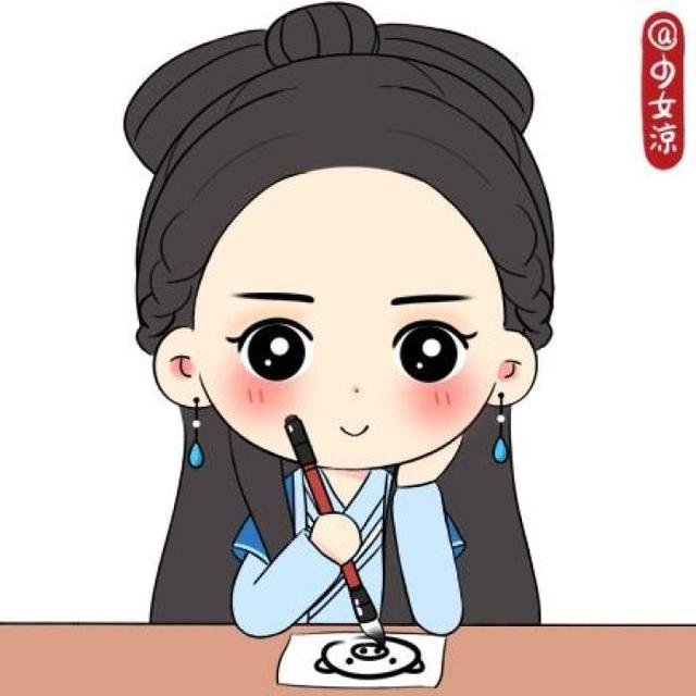 赵丽颖动漫萌图头像 欢迎打包带走