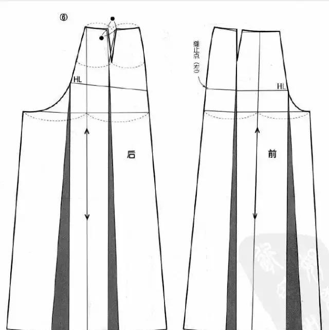 大喇叭裤的结构设计与制图
