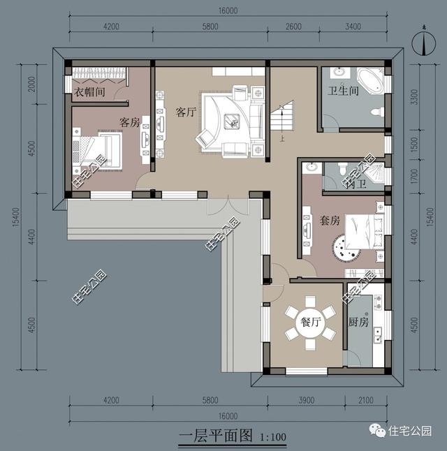 农村盖房还是要有个院,能养鸡鸭能种菜,15套户型送给你