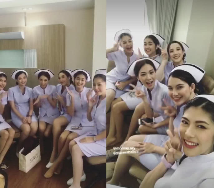 泰国一家医院美女护士多,集体照遭曝光,网友调侃:好想