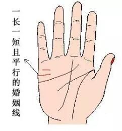 手相看你早婚还是晚婚，婚姻如何。神准!！