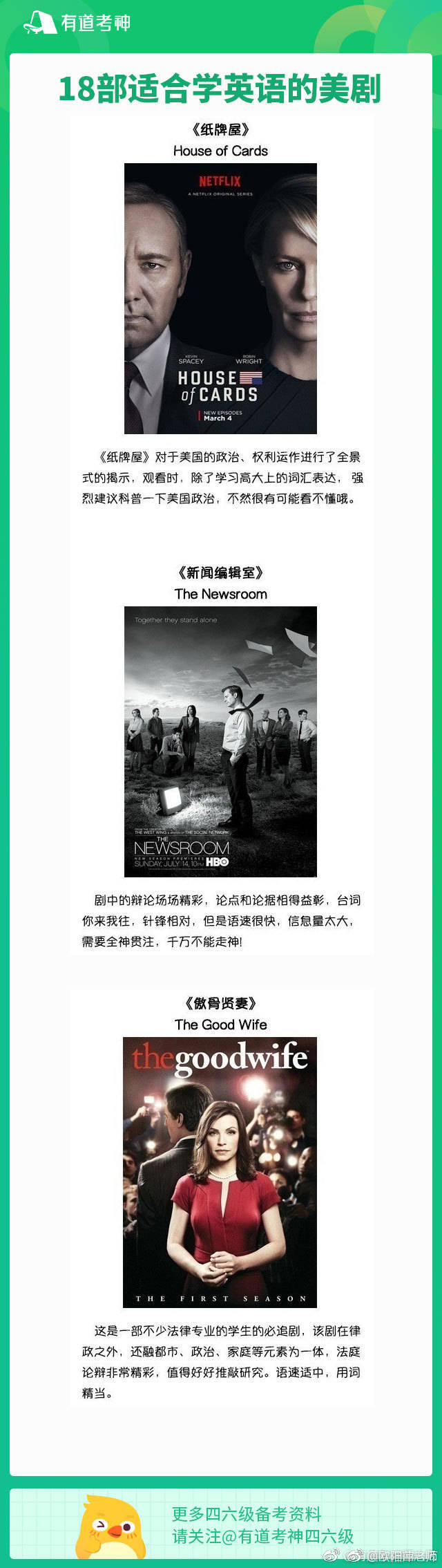 推荐：18部适合学习英语的美剧