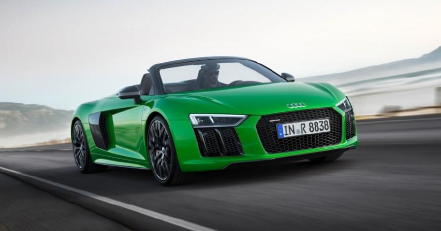 奥迪史上第一快敞篷车问世, 比兰博基尼的Huracan Spyder还要快!